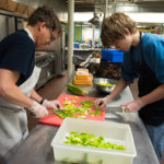 Terry Davies and Sam Davies at Preble Street Resource Center Soup Kitchen