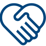 Heart shaped handshake